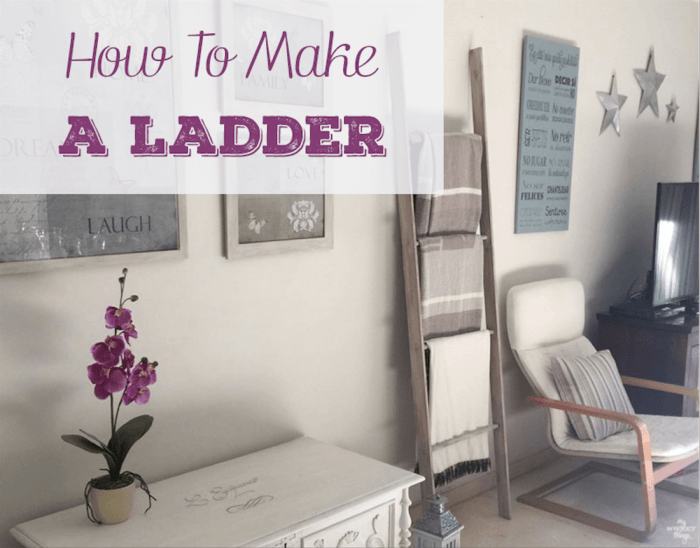 How to make a ladder decoration