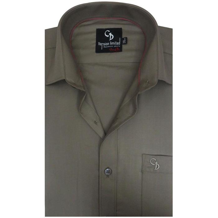 Rust colored mens dress shirt