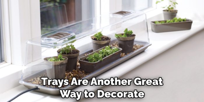 How to decorate a living room window sill