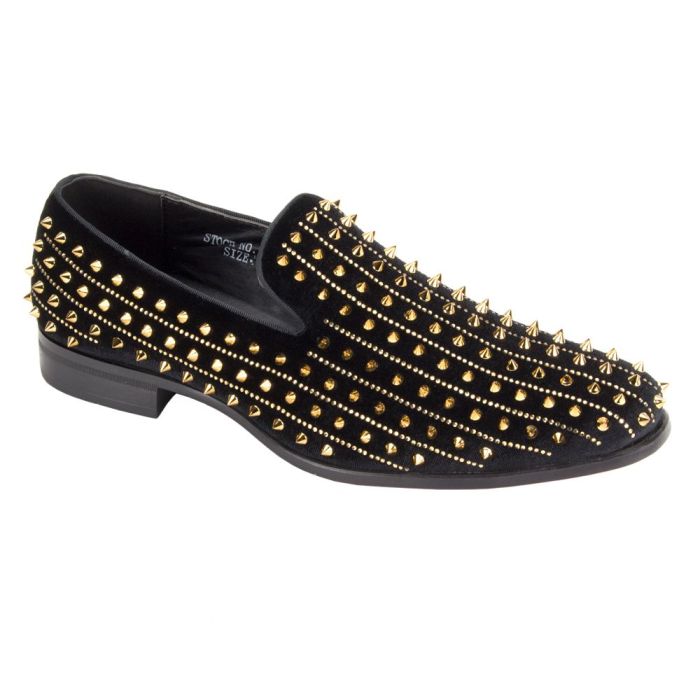 Mens spiked dress shoes