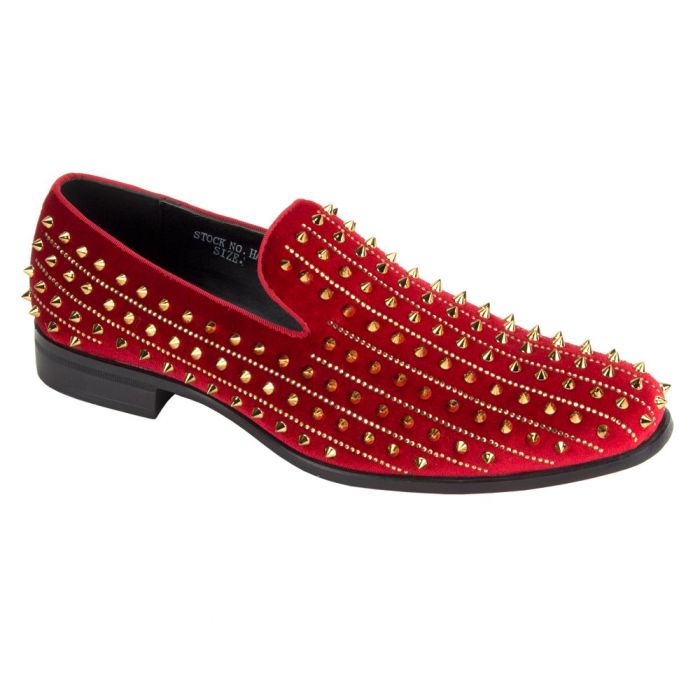 Mens spiked dress shoes