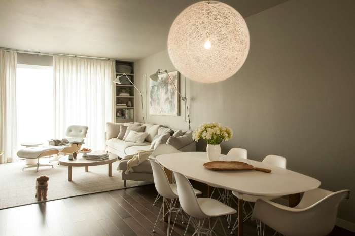 How to decorate living dining room combo