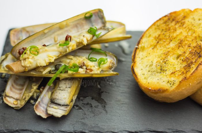 How to cook razor clams chinese style